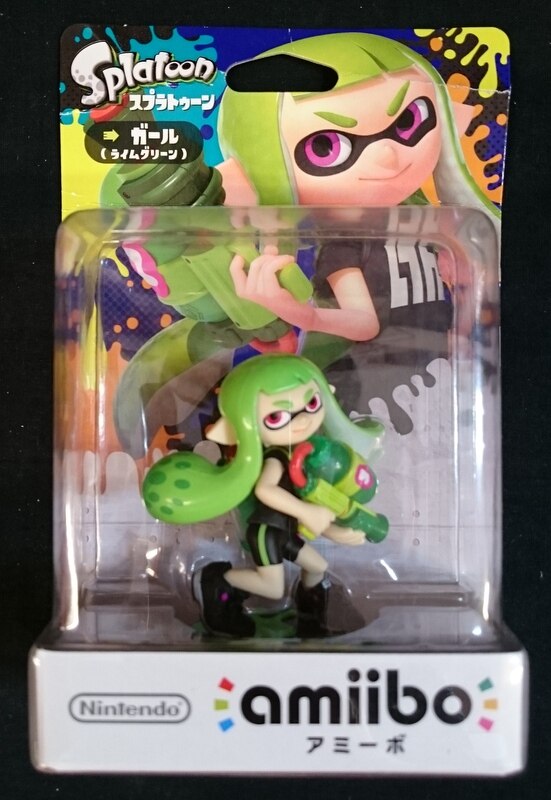 任天堂 Amiibo スプラトゥーン ガール ライムグリーン まんだらけ Mandarake