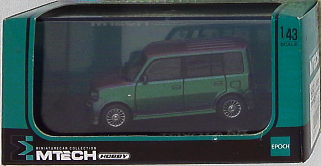 ミニカー【絶版】TOYOTA bB エポックMTECH HOBBY 1/43 (黒) - ミニカー