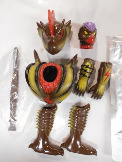 Rabbi Birdman Eagle Man Henshin Set Tea Molded Yellow Spray Belt Henshin Cyborg No 1 King Waruda 1 Ii Correspondence Mandarake Online Shop