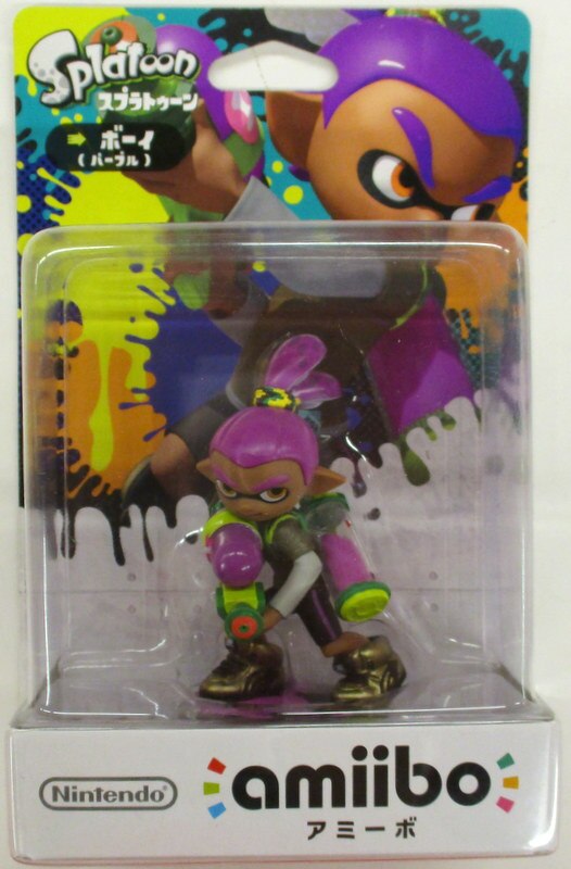 任天堂 Amiibo スプラトゥーン ボーイ パープル まんだらけ Mandarake