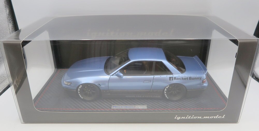 ignition model 1/18 Rocket Bunny S13 V1 Purple Silver / Gray 1133