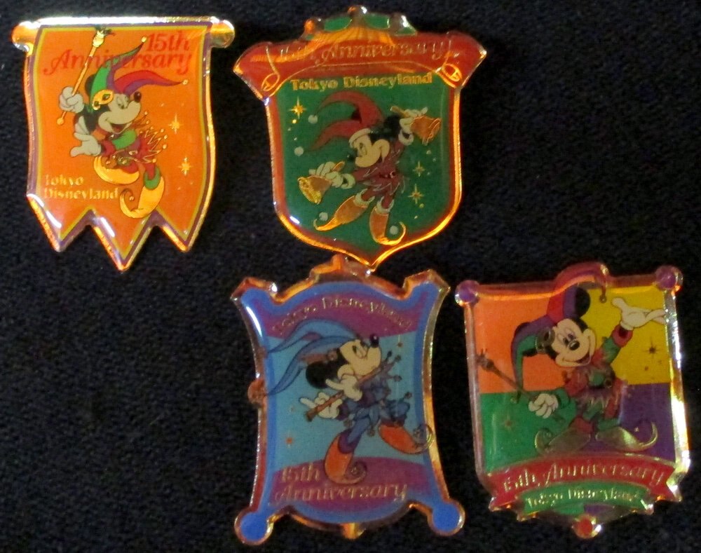 ディズニー ディズニーピンズ Tdl Mkc限定 15th Anniversary Commemorative Pin Set ディズニーピ まんだらけ Mandarake