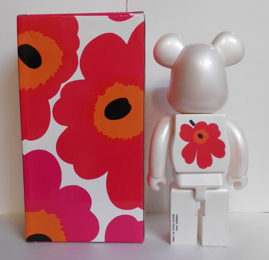 マリメッコ marimekko ベアブリック 400% ウニッコ unikko BE@RBRICK