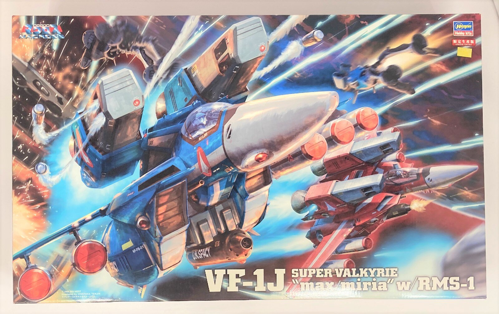 ハセガワ 1/48スケール VF1J スーパーバルキリー マックス&ミリア機 w