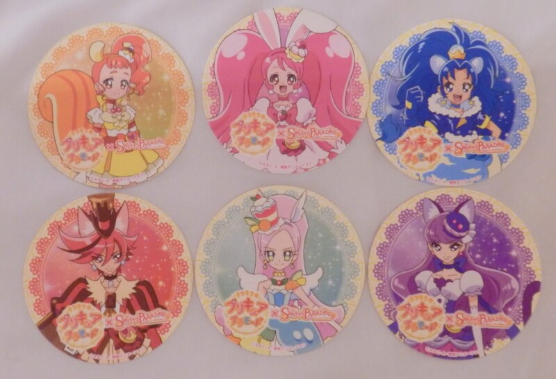プリキュアコラボカフェ プリキュアアラモード スイーツパラダイス コラボセットノベルティ コースター キラキラプリキュアアラモード 6人セット まんだらけ Mandarake