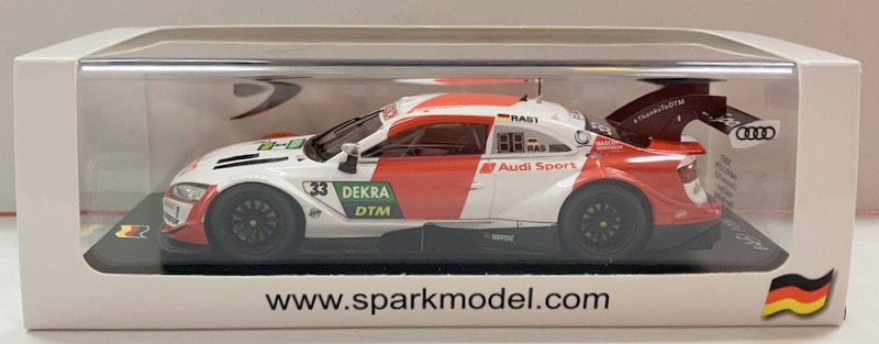 MINIMAX 1/43Sparkmodel Audi RS 5 DTM Champion 2020 #33 Audi