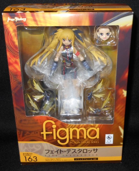 Max Factory Magical Girl Lyrical Nanoha Fate Testarossa Sonic Form Figma Action Figure