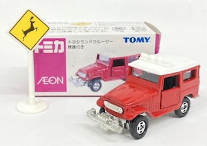 トミカ AEON特注/中国製 トヨタ ランドクルーザー 標識付き