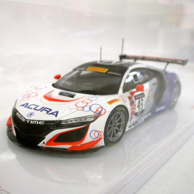 TSM 1/43 Acura NSX GT3 ピレリワールドチャレンジ #43 リアルタイム