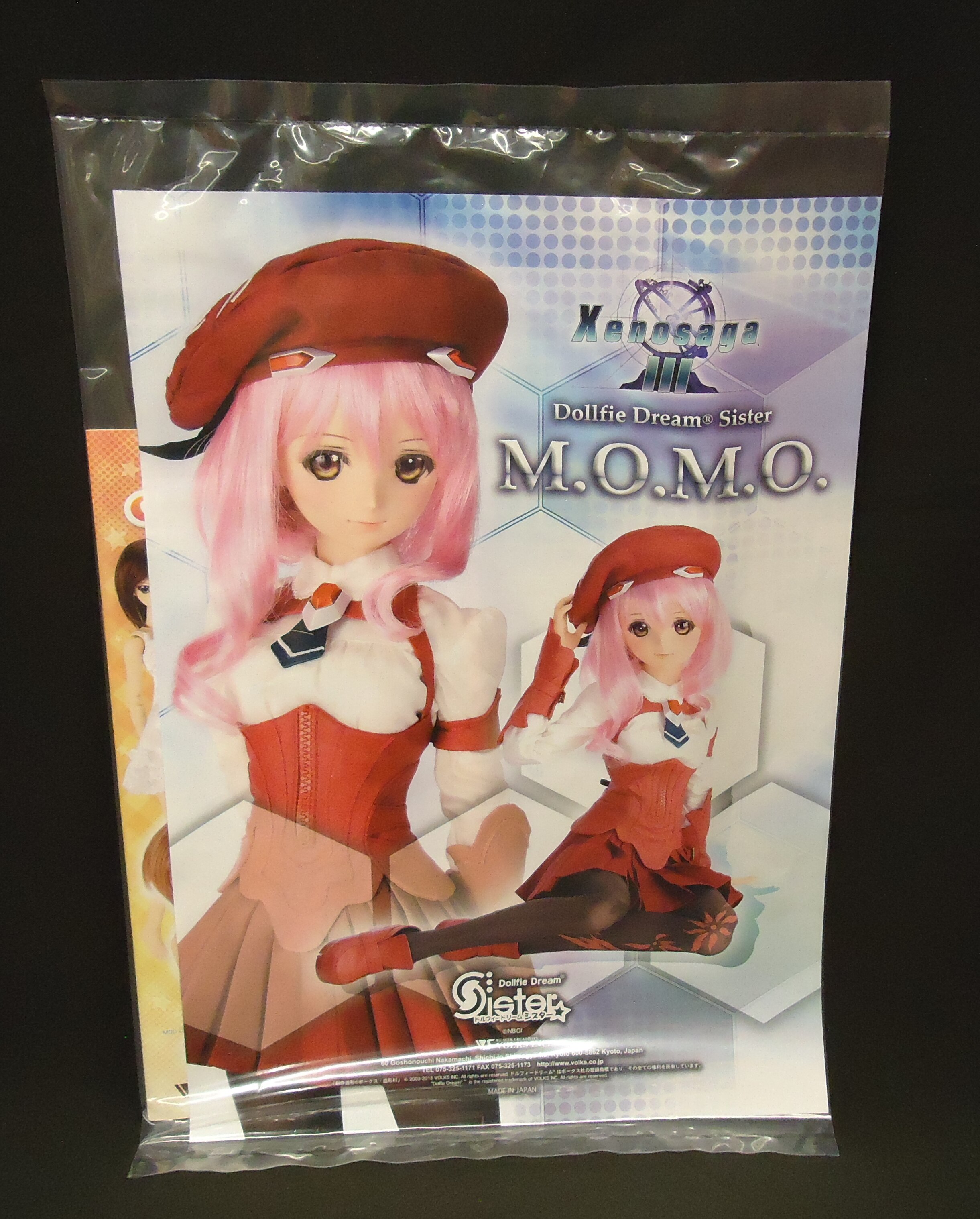 【同時購入】ボークス DDS モモ M.O.M.O. ゼノサーガ 2012年受注企画第5弾 未使用 未開封 変色なし 再現度が高く ドールとしてカワイイ 王道の魅力 本体