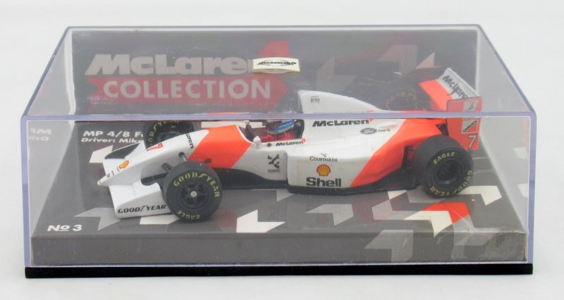 Paul\'sModelArt 1/43MINICHAMPS McLaren Collection 530930017 McLAREN MP 4/8 FORD 1993 Mika Hakkinen #7