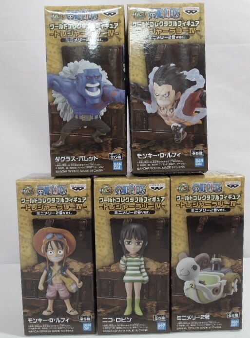 Bandai Spirits Wcf ワンピース トレジャーラリーiv ミニメリー2号ver 全5種セット まんだらけ Mandarake