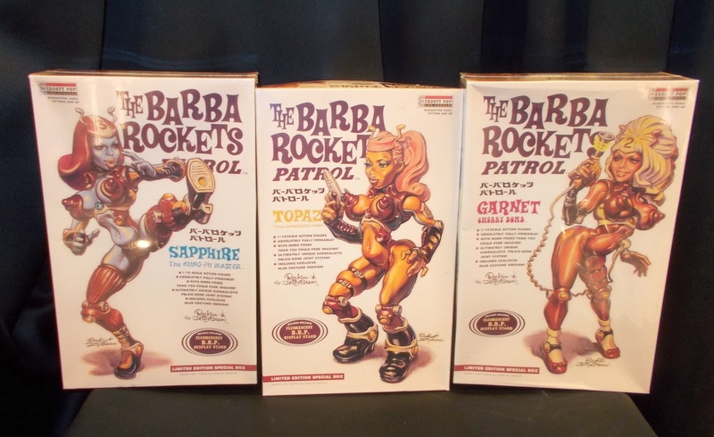 EROSTYPOP 1/10 Scale THE BARBA ROCKETS PATROL Complete 3 Type Set