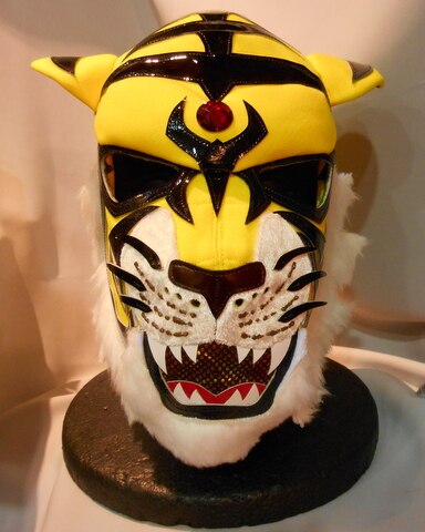 プロレスマスク 【タイガーマスク二世（黄×黒フチ）タグなし】 | まんだらけ Mandarake