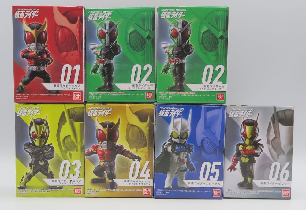 Bandai Converge Motion Kamen Rider Series Complete Type Set Converge