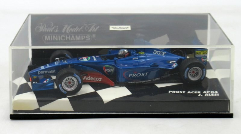 ポールズモデルアート 1/43ミニチャンプス PROST ACER AP04 J.ALESI
