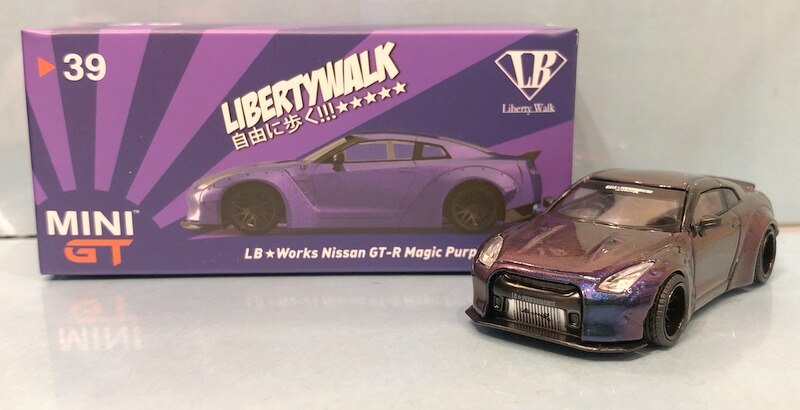 TSM 1/64 MINI GT LB☆WORKS Nissan GT-R R35 Type,1 Rear Wing Ver.2