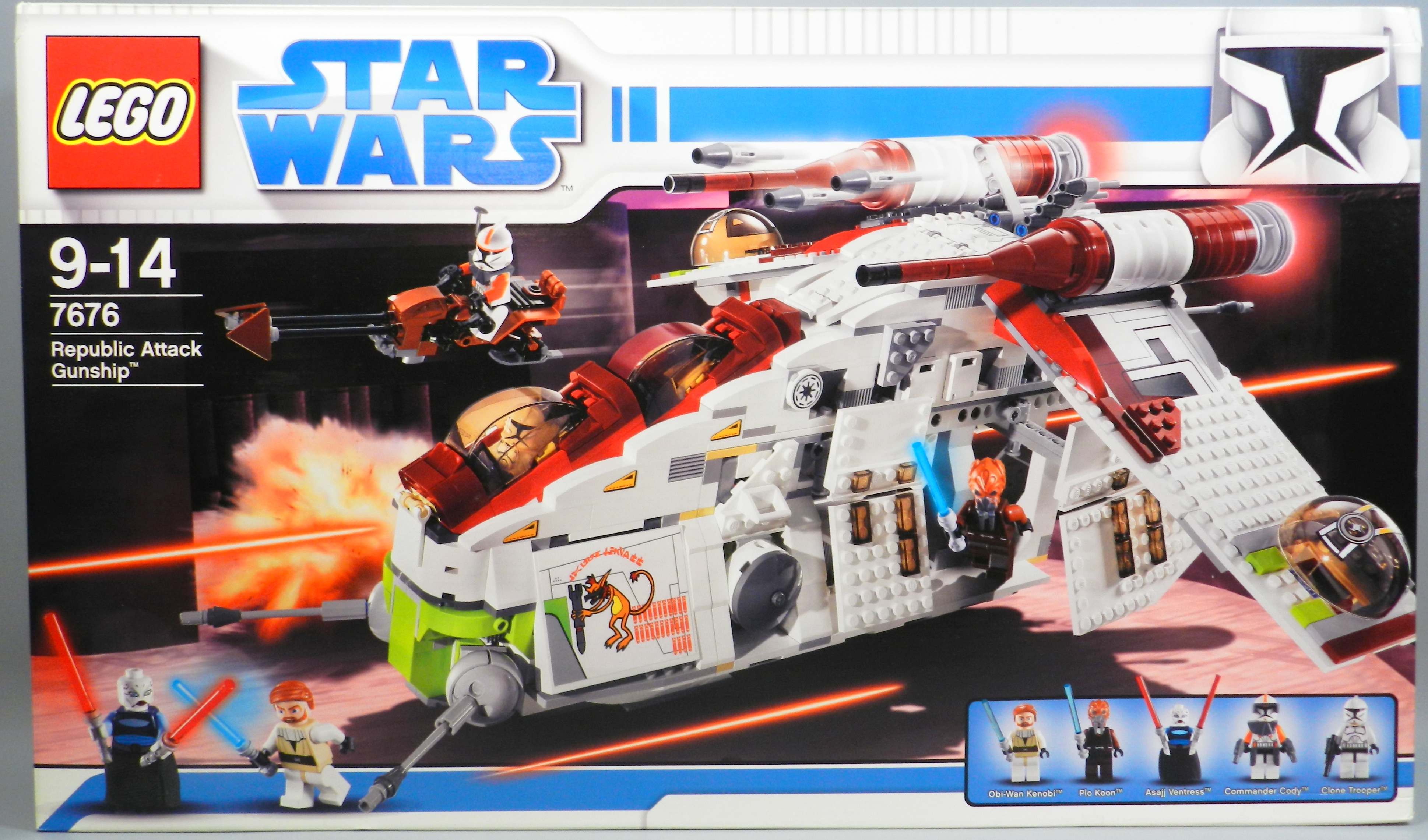 Lego star wars best sale republic gunship 7676 instructions