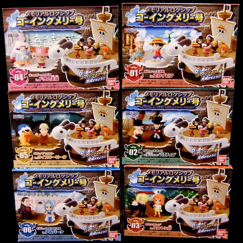 バンダイ ワンピースメモリアルログシップ ゴーイングメリー号 全6種セット まんだらけ Mandarake