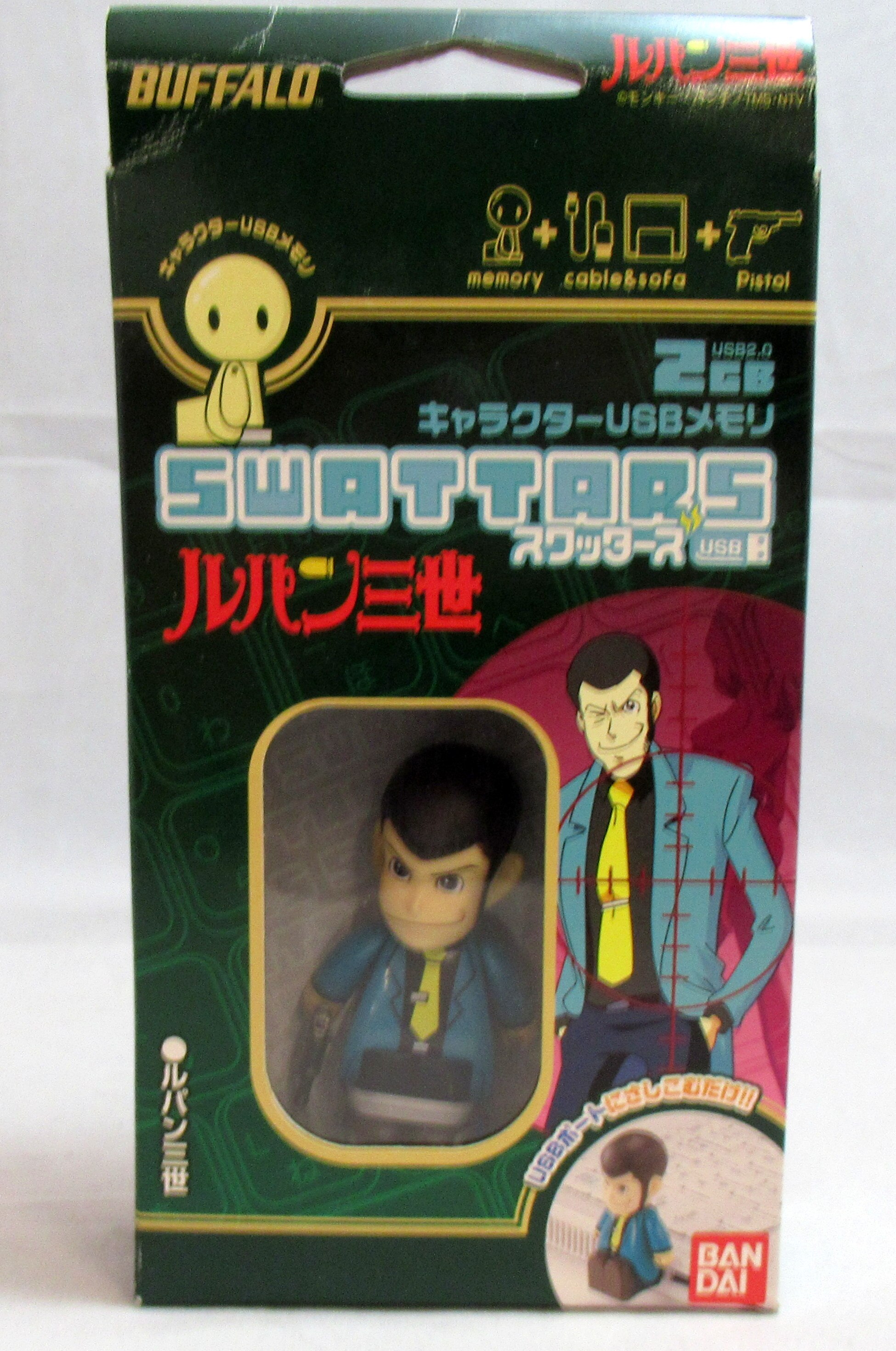 バッファロー ビッグローブ スワッターズ キャラクターusbメモリ ルパン3世 緑服 まんだらけ Mandarake
