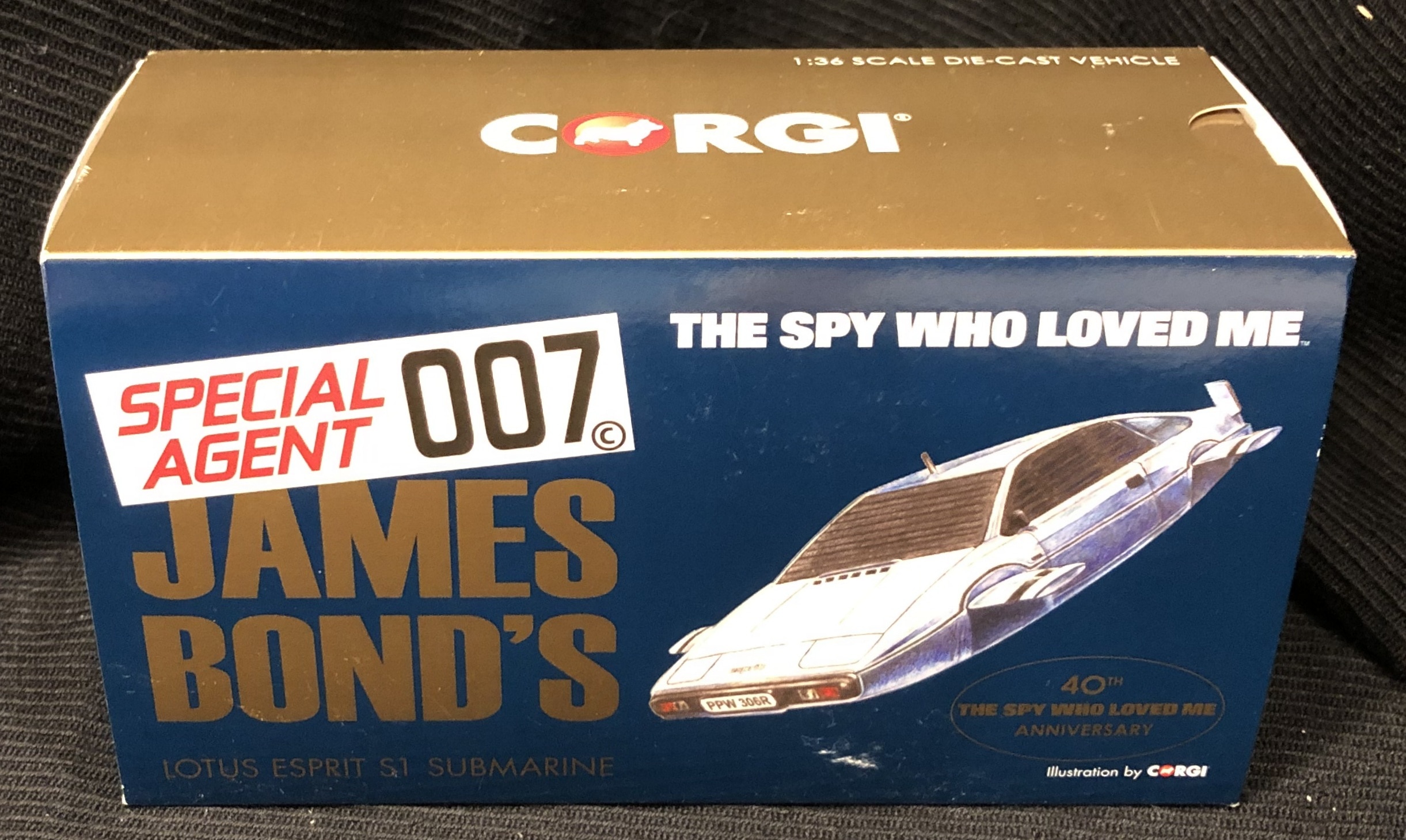 1/36 Corgi Special AGent 007 James Bond's Lotus Esprit S1 Submarine CC04513