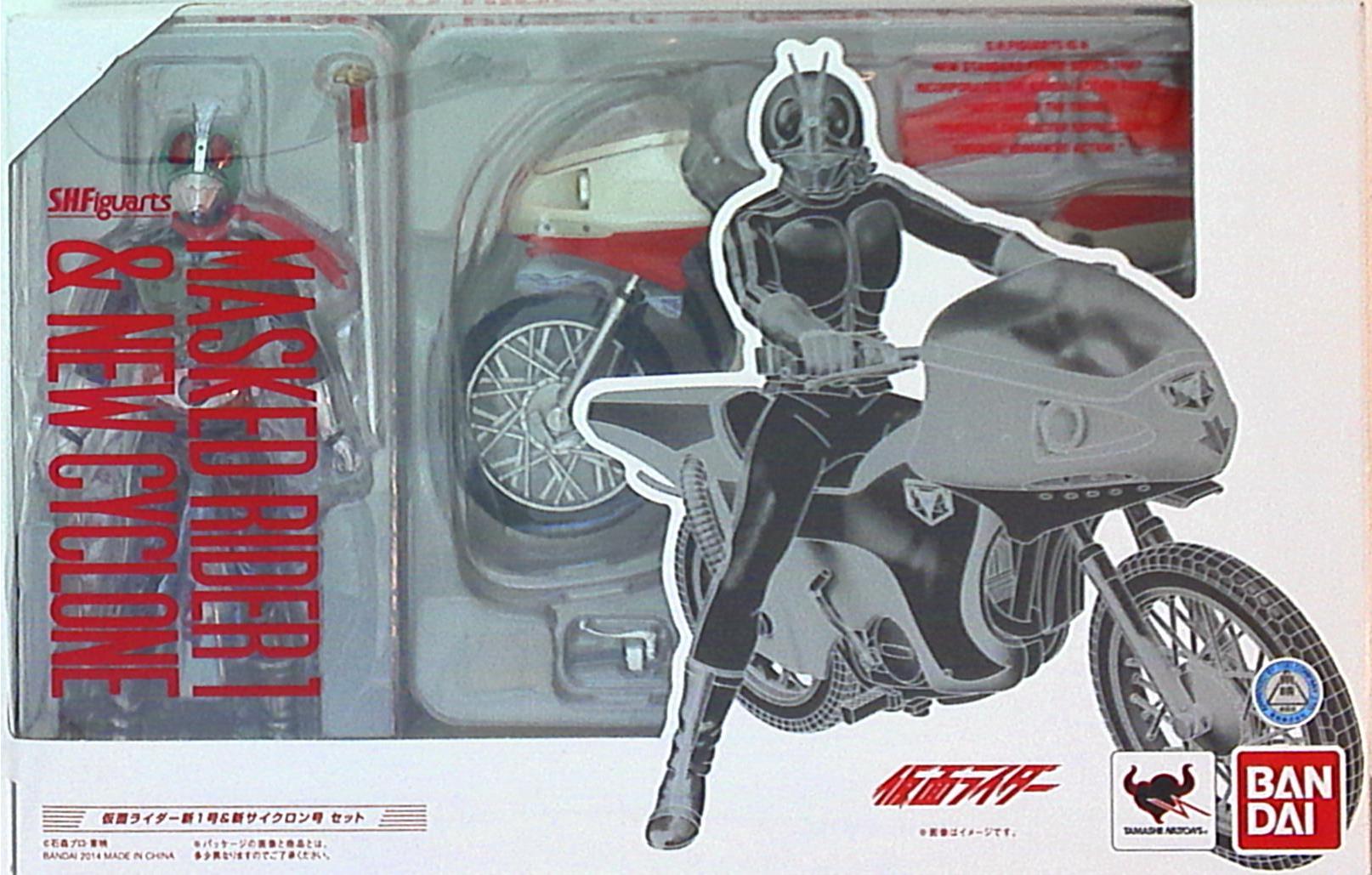 バンダイ S.H.Figuarts 仮面ライダー 新1号 & 新サイクロン号セット