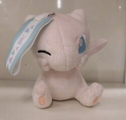 Attached by a belt Huge Stuffed Toy / I LOVE MEW
