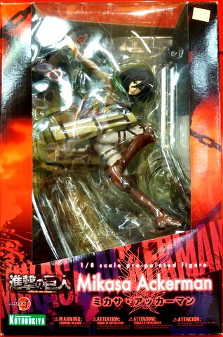 Kotobukiya Artfx J Attack On Titan Mikasa Ackerman Without Bonus Mandarake Online Shop