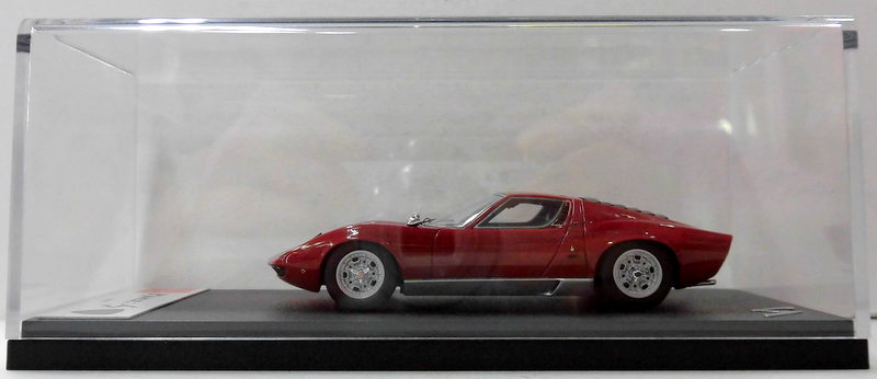 MAKE UP 1/43 EIDOLON 【LAMBORGHINI MIURA P400S 1968 Burgundy