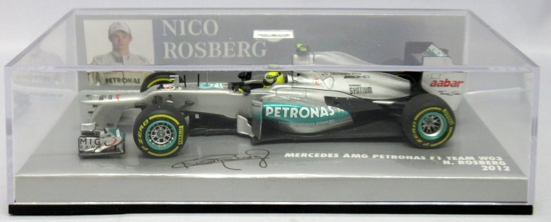 Paul\'sModelArt 1/43MINICAMPS 410120008 MERCEDES AMG PETRONAS F1 TEAM W03 N.ROSBERG 2012 #8