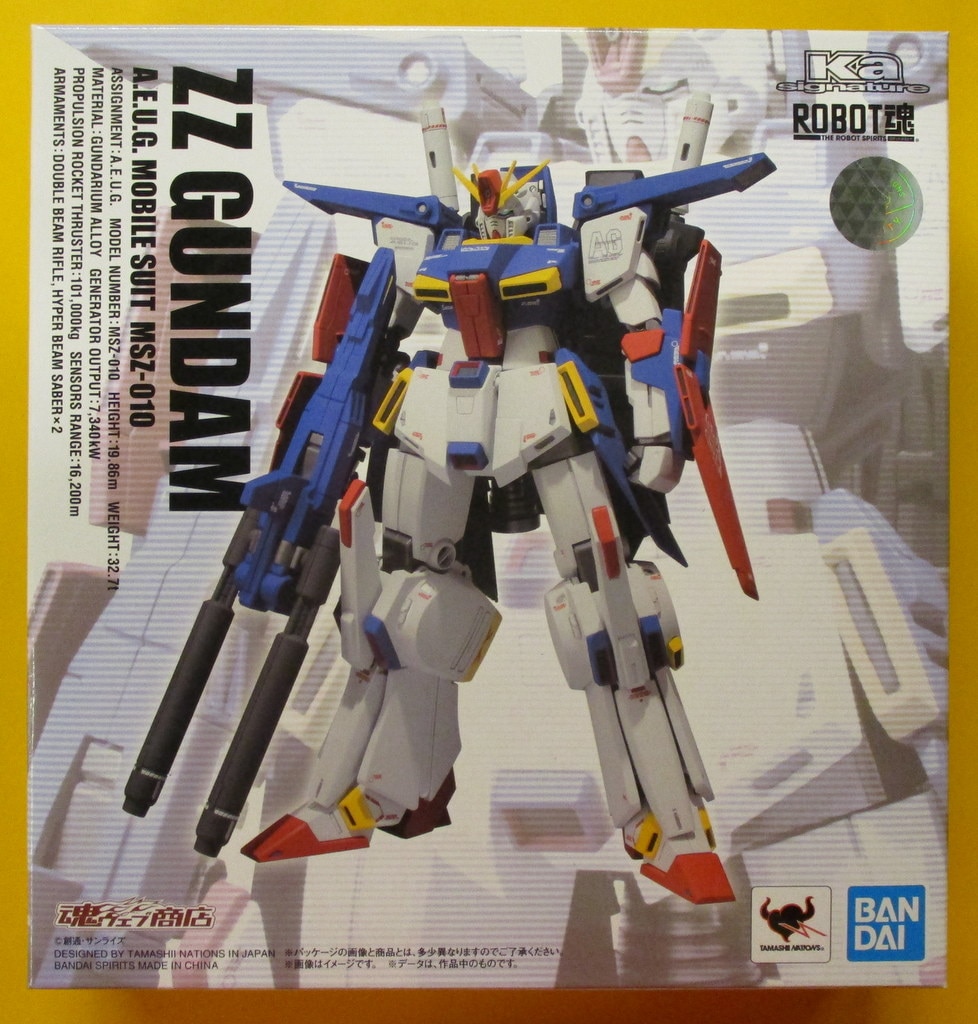 Robot Spirits Mobile Suit Gundam ZZ ZZGundam Action Figure Bandai FROM JAPAN 