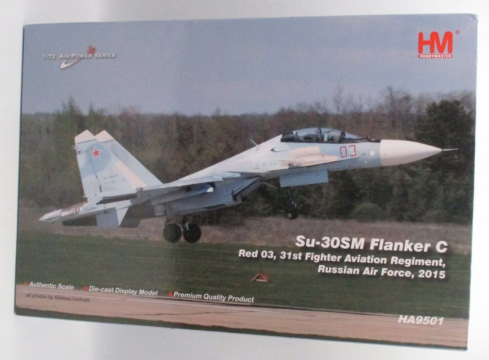HOBBY MASTER 1/72 AIR POWER SERIES Su-30SM Flanker `Russian Aerospace  Forces 31st Combat Squadron` HA9501
