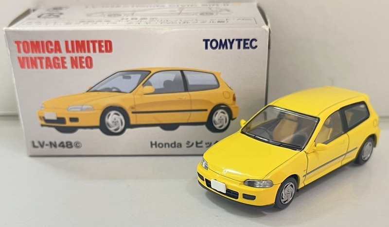 トミーテック TOMICA LIMITED VINTAGE NEO Honda シビックSiR-II (黄