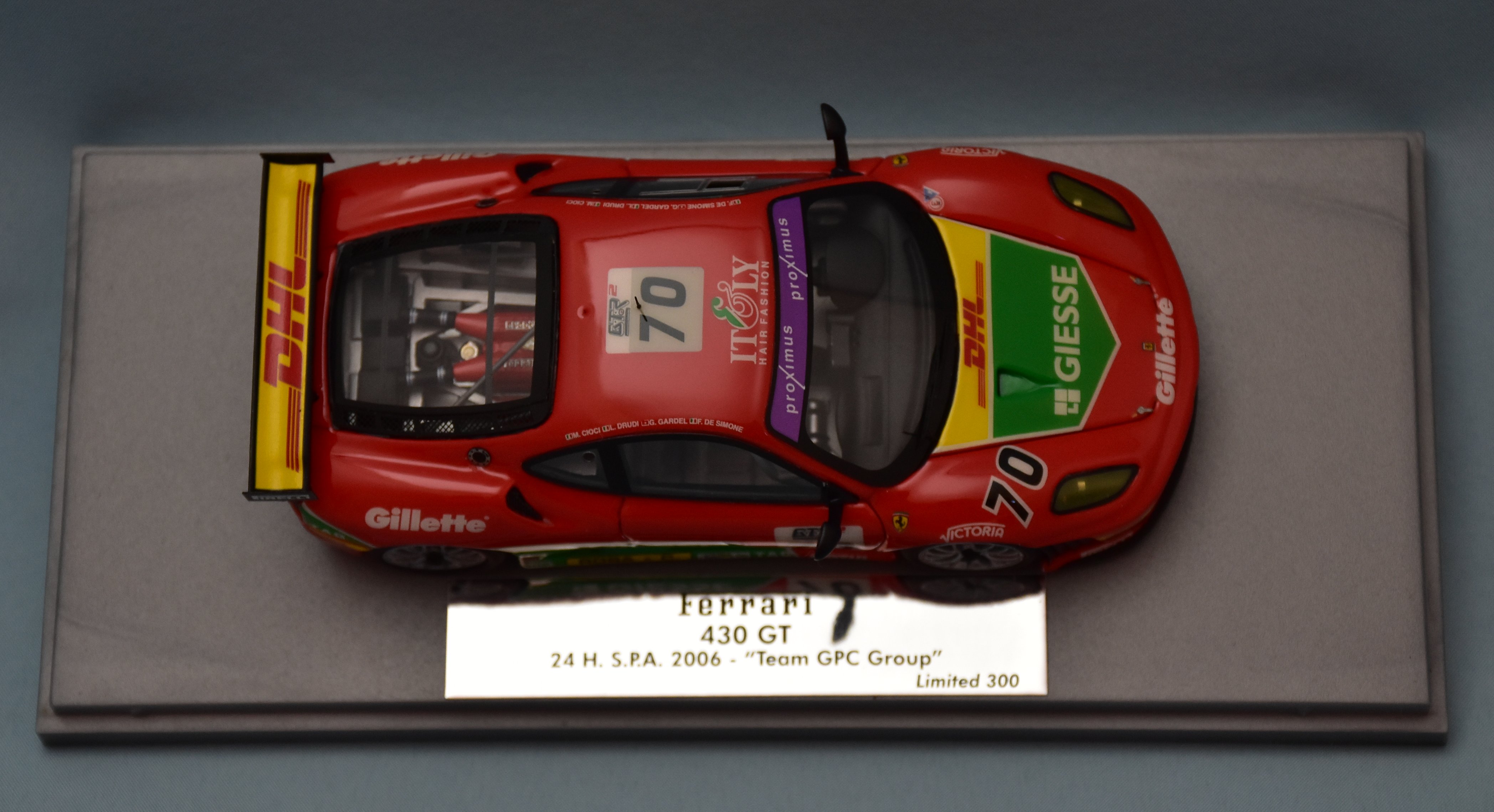 GASOLINE フェラーリF430GT 24H SPA 2006 - ミニカー