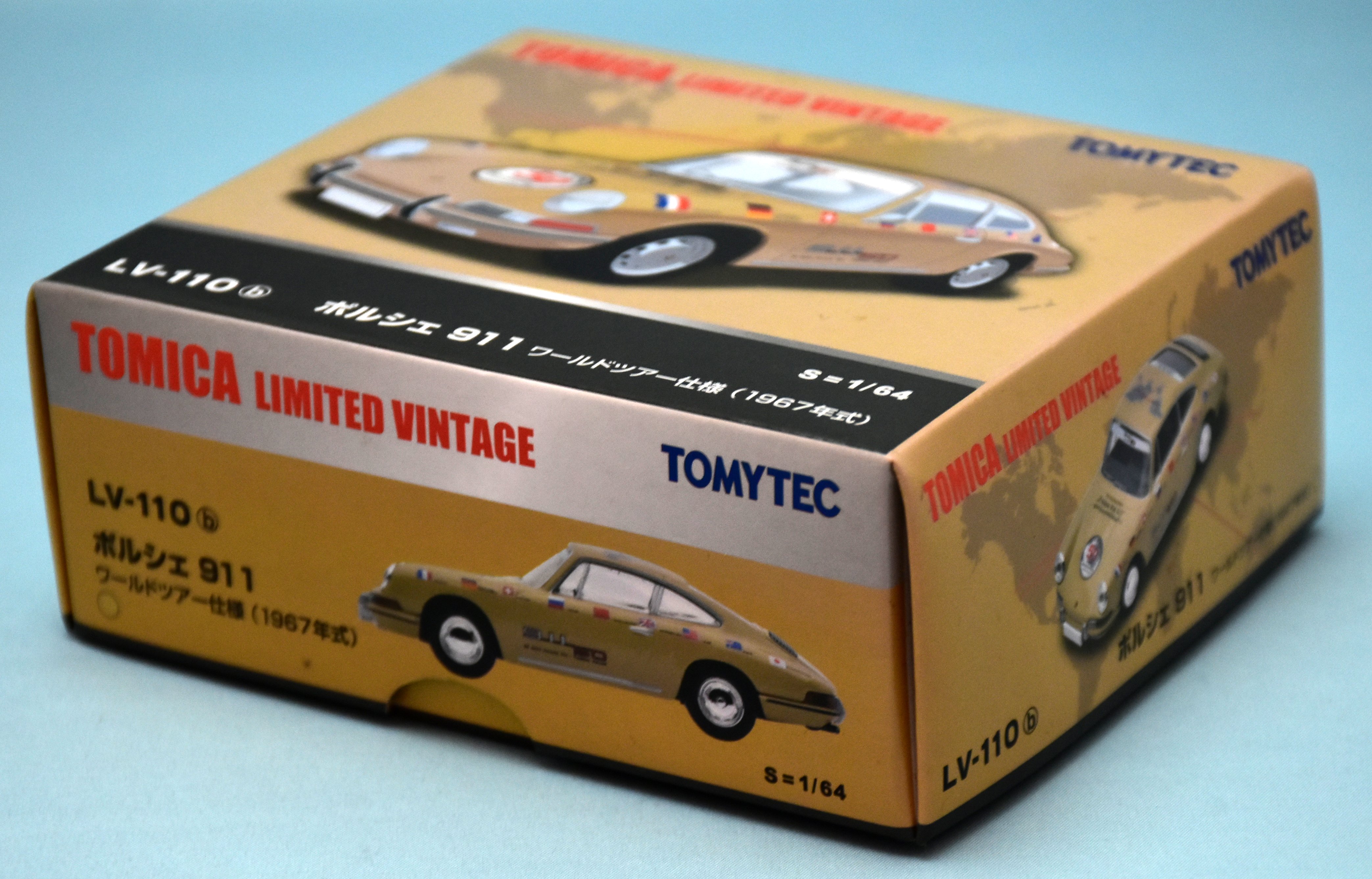 TOMYTEC TOMICA LIMITED VINTAGE LV-110b ポルシェ911 ワールドツアー