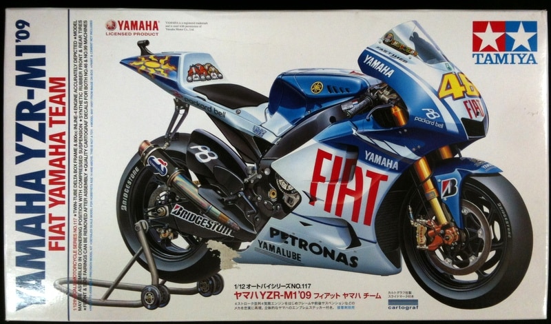 タミヤ 1/12オートバイシリーズ No.117 【ヤマハ YZR-M1 '09