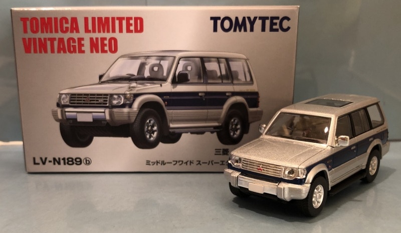 Silver/White Details about   TOMYTEC Tomica Limited Vintage Neo LV-N189 Pajero Super Exceed Z 