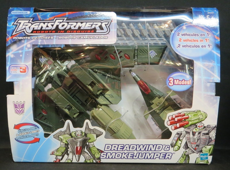Target Exclusive Transformers Robots in Disguise Dreadwind Smokejumper