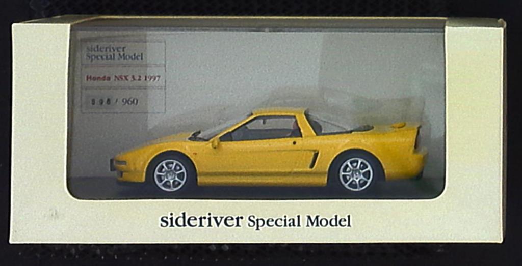 Kyosho 1/43 Sideriver Honda NSX 3.2 1997 Sideriver Special Model Indigo  Yellow