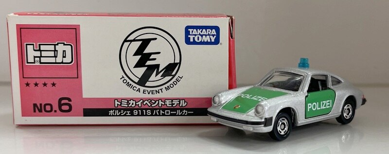 タカラトミー トミカイベントモデル/ベトナム製 ポルシェ 911S パトロールカー POLIZEI(銀/緑) ****No.6