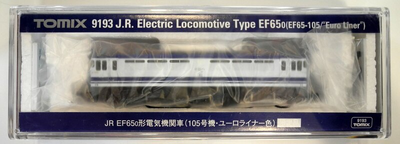 TOMIX Nゲージ 9193 【JR EF65-0形 電気機関車 (105号機・ユーロ