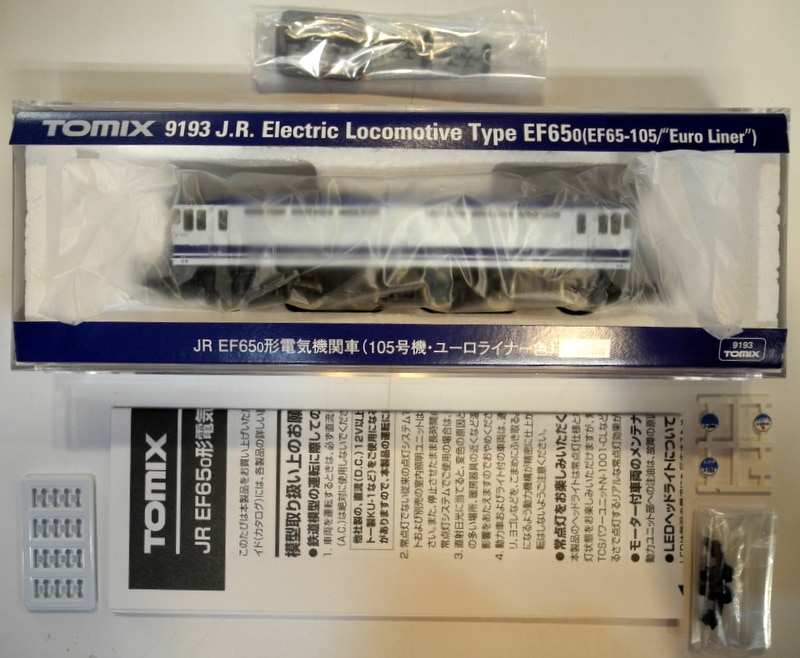 TOMIX 9193 EF65-0形 電気機関車105号機 ユーロライナー色