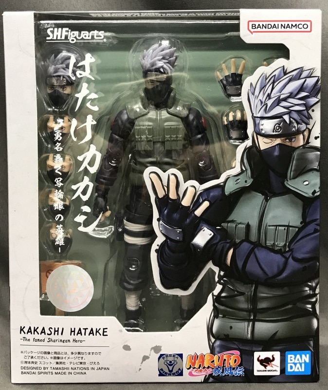 Naruto Shippuden - Figurine Hatake Kakashi The Famed Sharingan Hero S.H.Figuarts