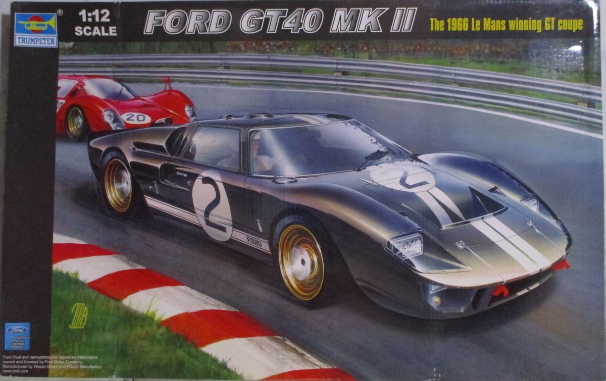 Trumpeter 112スケール Ford Gt40 Mkiithe 1966 Le Mans Winning Gt Coupe