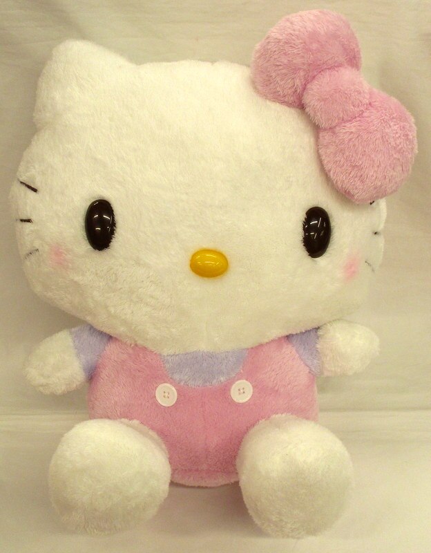 ハローキティ 42cm ギガジャンボ ふんわりカラーぬいぐるみ 特大