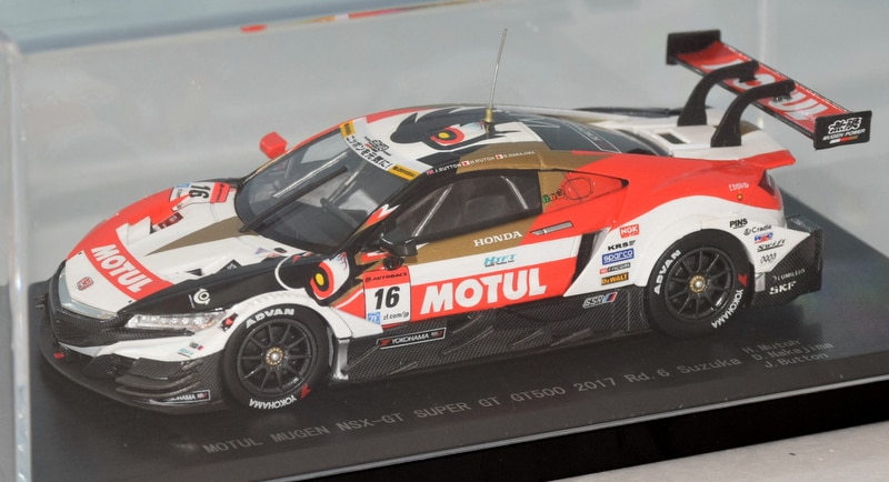 エムエムピー 1/43 EBBRO MOTUL MUGEN NSX-GT SUPER GT GT500 2017 Rd