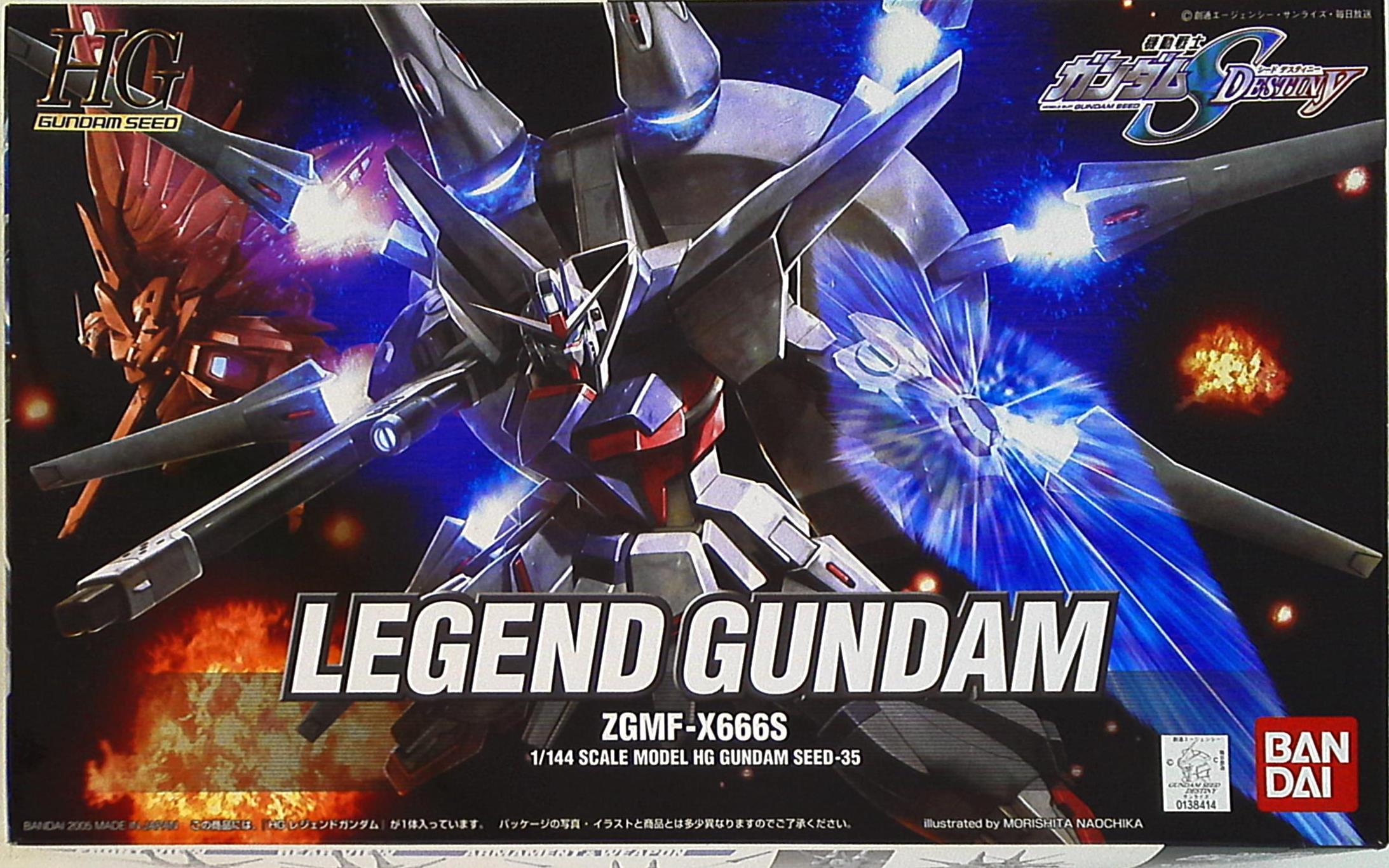 Bandai HG / SEED ZGMF-X 666 S Legend Gundam | Mandarake Online Shop