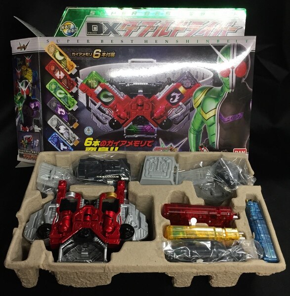 バンダイ ダブル なりきりシリーズ 仮面ライダーw ダブル Dxダブルドライバー スーパーベスト変身ベルト Mandarake Online Shop