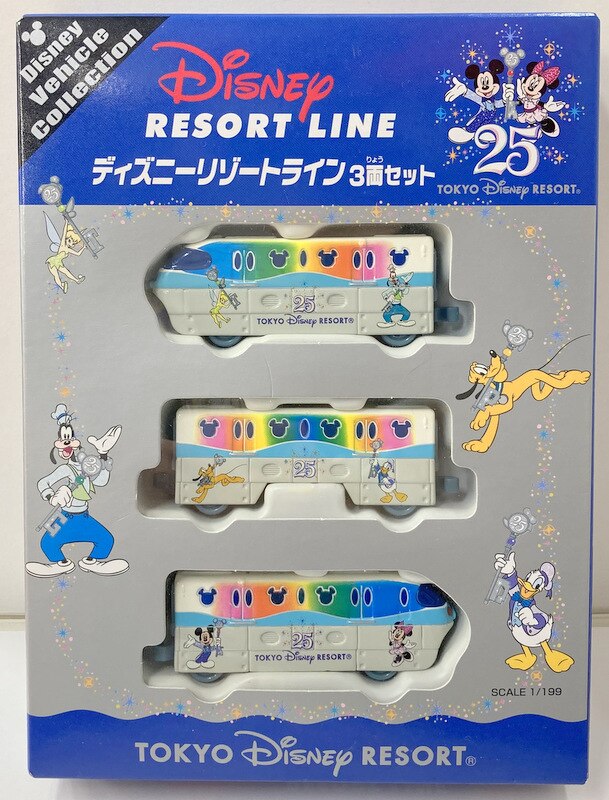 東京ディズニーランド25周年リゾートライン3両セット