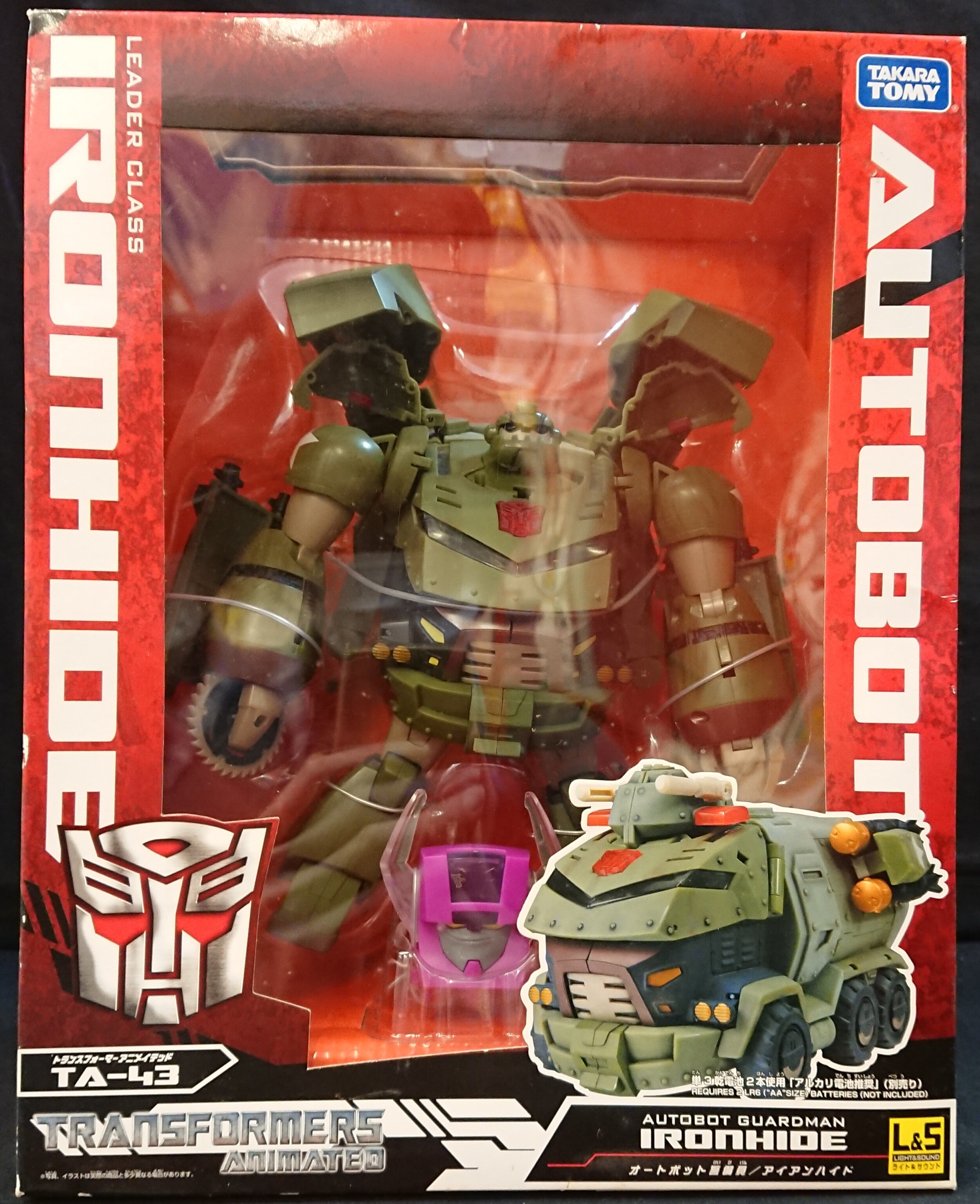 タカラトミー トランスフォーマーアニメイテッド ライト サウンド アイアンハイド Ironhide Mandarake 在线商店